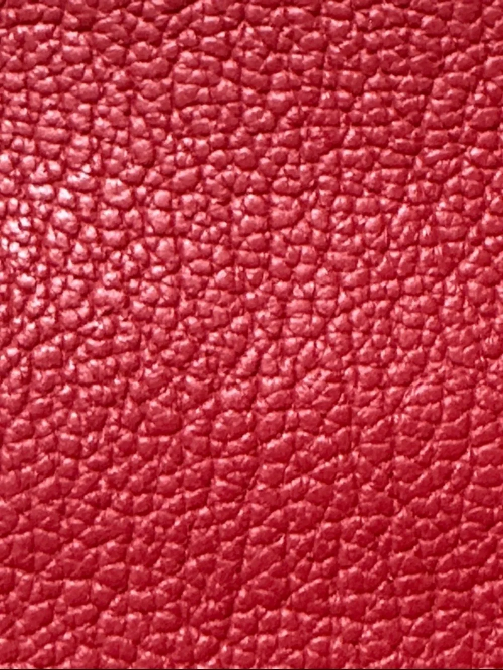 Ralph Lauren Millbrook Pouch Large Wristlet Deep Red Pebbled Leather NWT